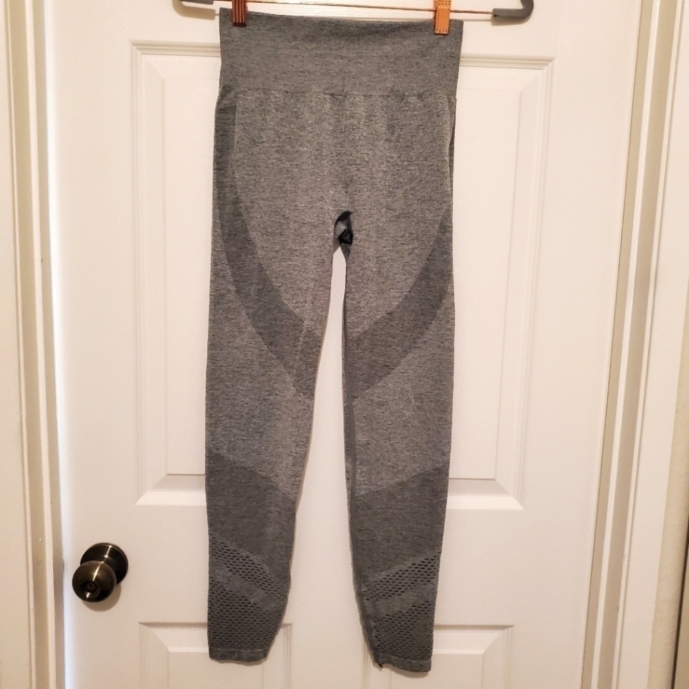 Pink Seamless High Waist Workout Tight Sz S